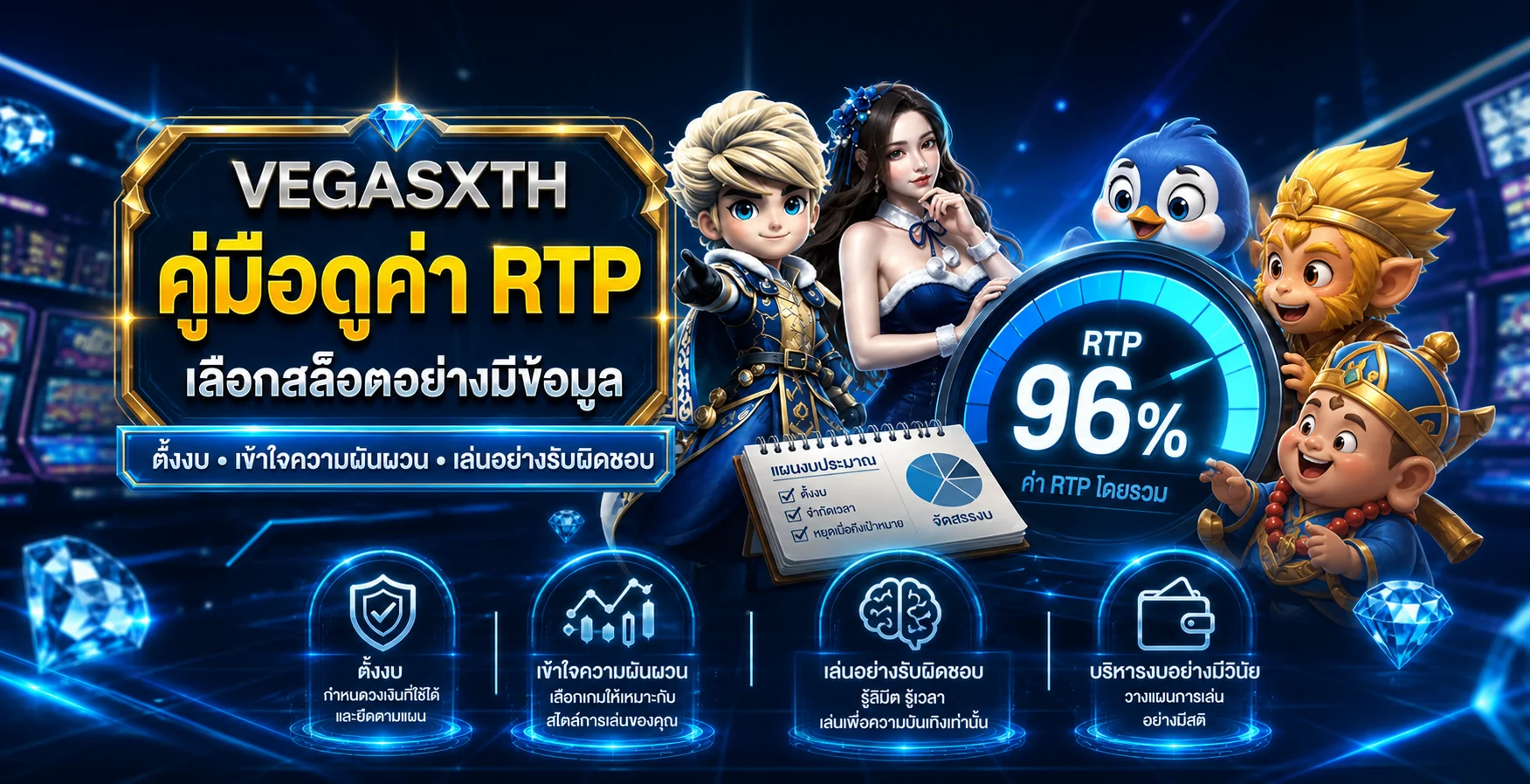 VEGASXTH คู่มือดูค่า RTP เลือกสล็อตอย่างมีข้อมูล